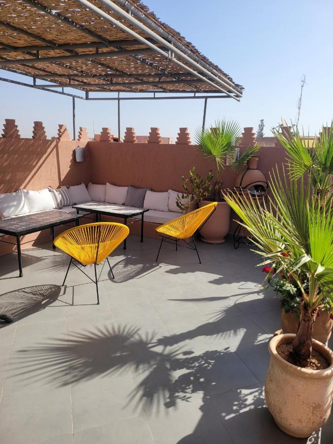 Riad Melilo Avec Piscine Chauffee Марракеш Экстерьер фото