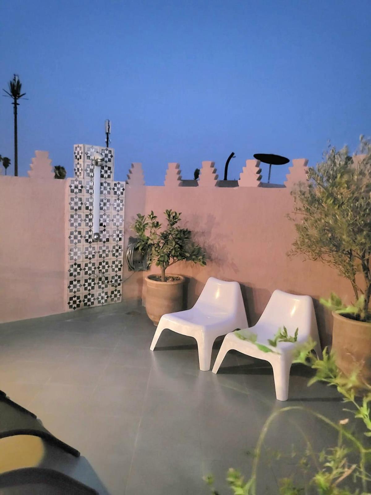 Riad Melilo Avec Piscine Chauffee Марракеш Экстерьер фото