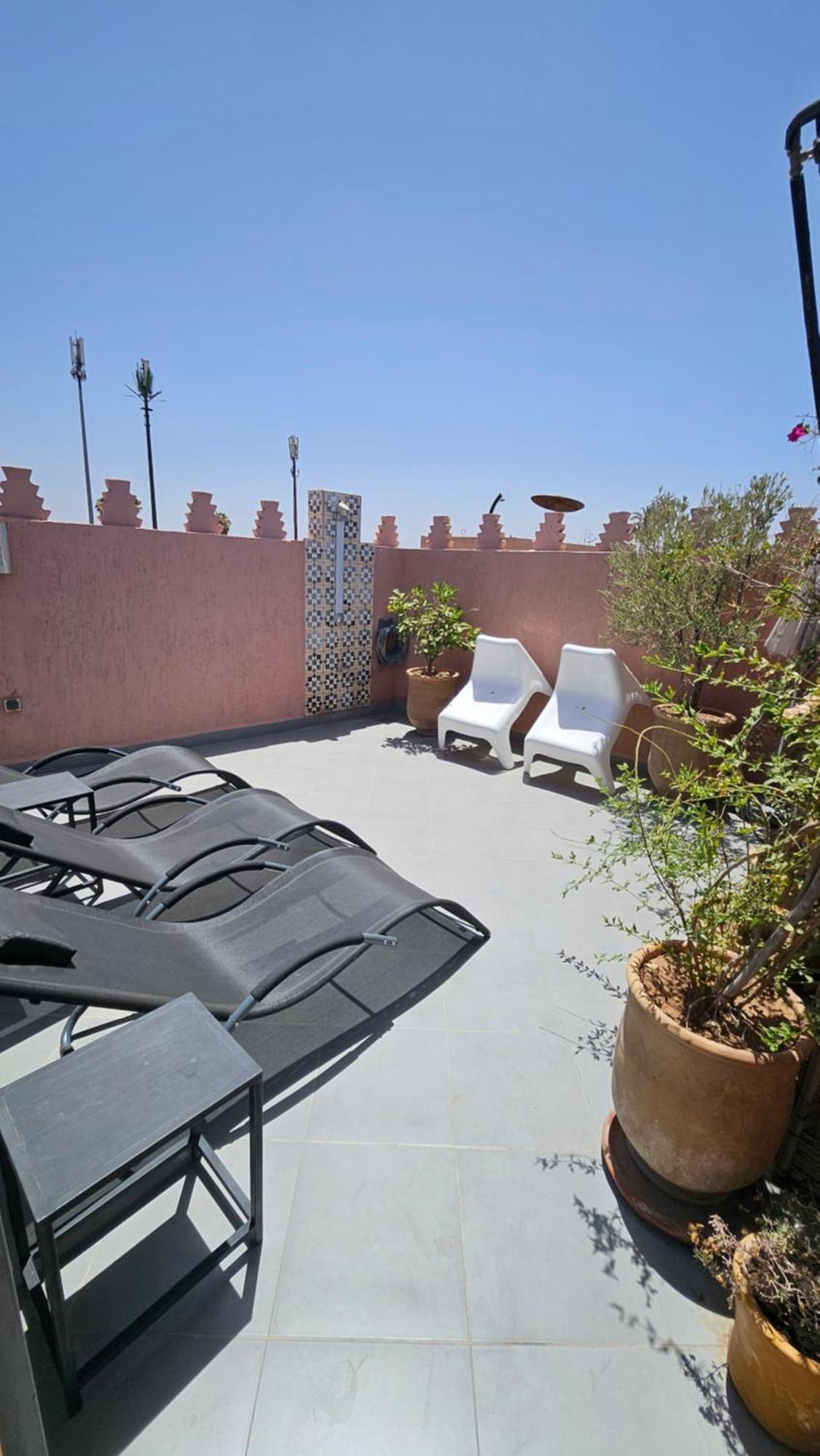 Riad Melilo Avec Piscine Chauffee Марракеш Экстерьер фото