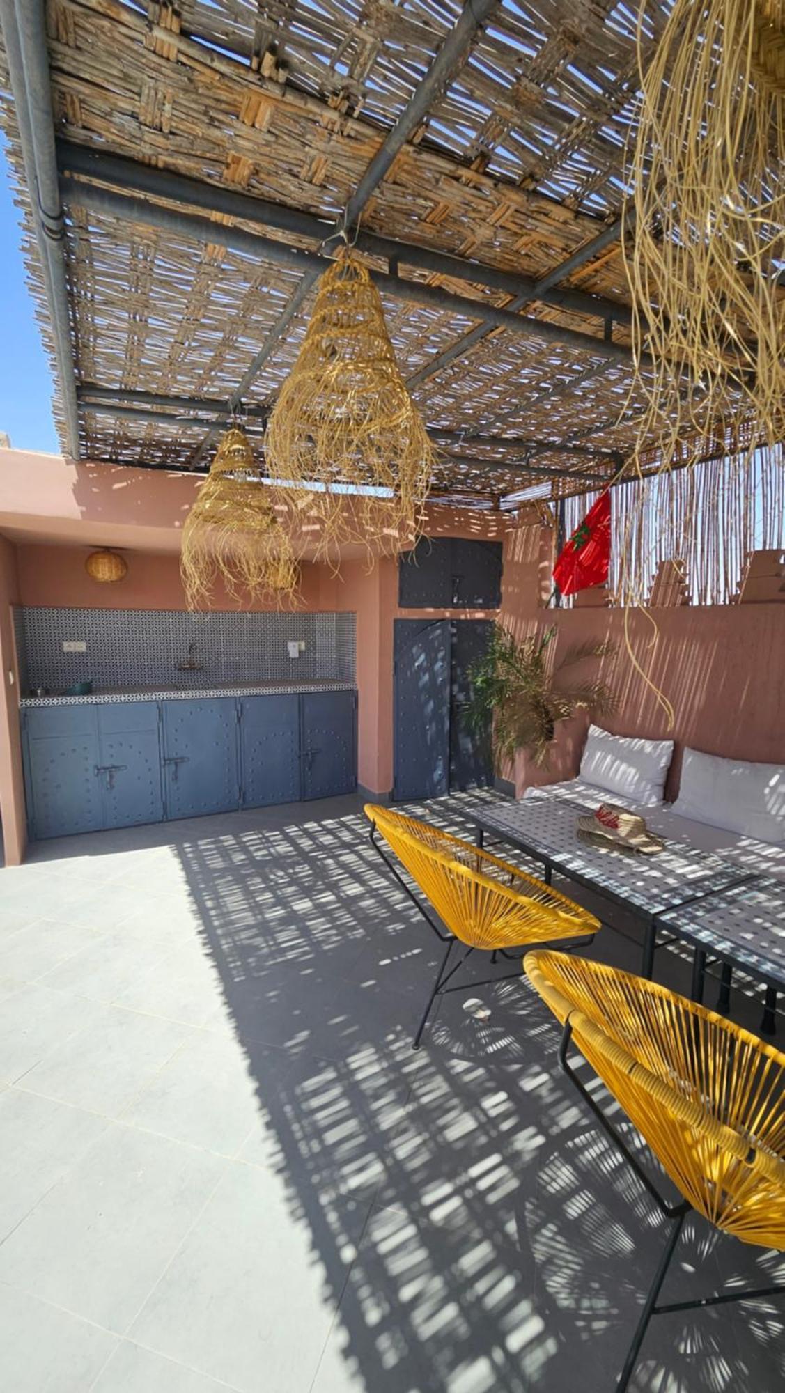 Riad Melilo Avec Piscine Chauffee Марракеш Экстерьер фото